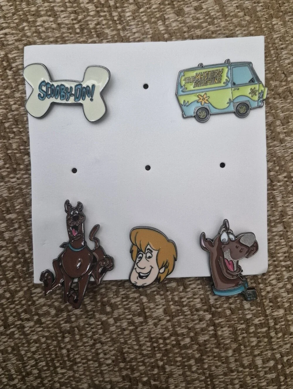 Set Of 5 Scooby Doo Enamel Pin